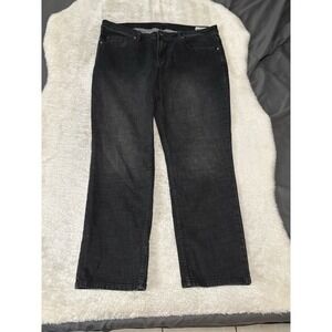 Buffalo David Bitton Jackson Black Straight Stretch Jeans‎ Size 38x30 Pants